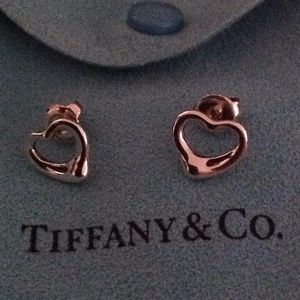 Tiffany & Co. Silver Heart Earrings